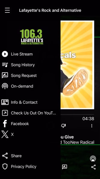 106.3 Lafayette Screenshot 2 - AppWisp.com 106.3 Lafayette Screenshot 2 - AppWisp.com