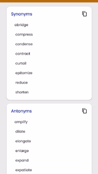 Synonym Antonym Learner Screenshot 4 - AppWisp.com Synonym Antonym Learner Screenshot 4 - AppWisp.com