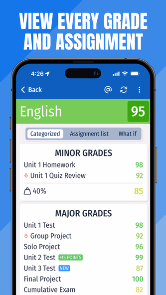 GradePro for grades Screenshot 3 - AppWisp.com GradePro for grades Screenshot 3 - AppWisp.com