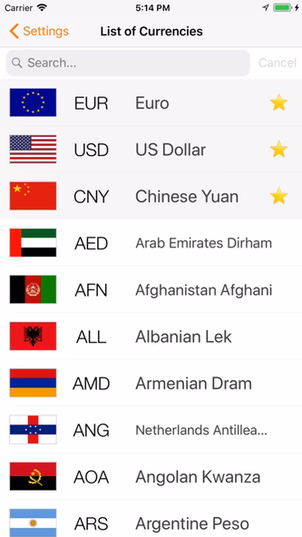 Currency converter: Exchange Screenshot 2 - AppWisp.com Currency converter: Exchange Screenshot 2 - AppWisp.com