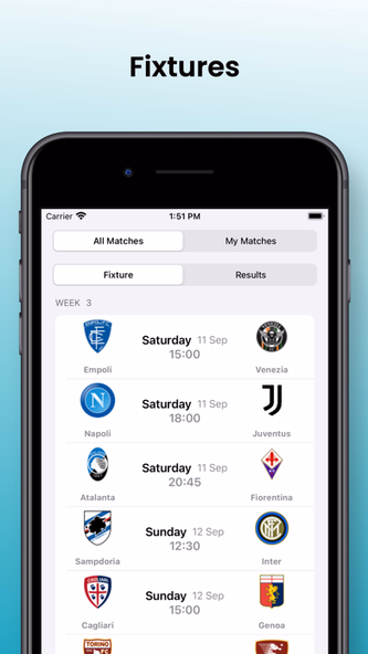 Italian Football League Scores Screenshot 4 - AppWisp.com Italian Football League Scores Screenshot 4 - AppWisp.com