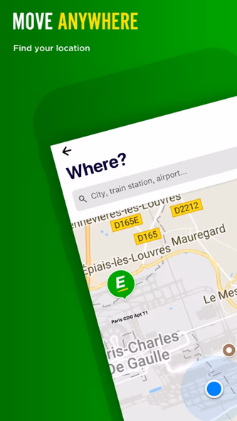 Europcar - Car & Van Hire Screenshot 1 - AppWisp.com Europcar - Car & Van Hire Screenshot 1 - AppWisp.com