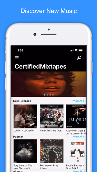Certified Mixtapes & Music Screenshot 2 - AppWisp.com Certified Mixtapes & Music Screenshot 2 - AppWisp.com