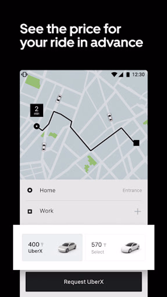 Uber KZ — order taxis Screenshot 2 - AppWisp.com Uber KZ — order taxis Screenshot 2 - AppWisp.com