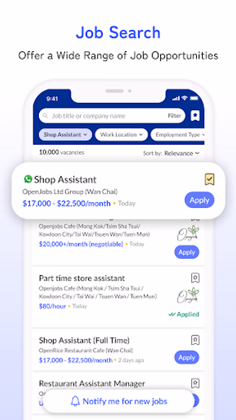 OpenJobs Screenshot 3 - AppWisp.com