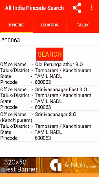 Pincode , All India Pin code . Screenshot 3 - AppWisp.com Pincode , All India Pin code . Screenshot 3 - AppWisp.com