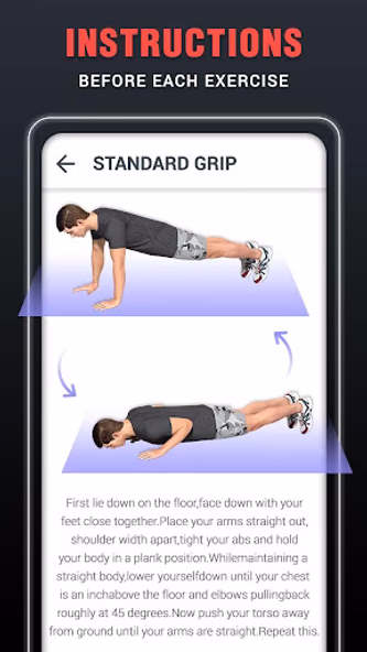 Chest Workouts for Men at Home Screenshot 4 - AppWisp.com