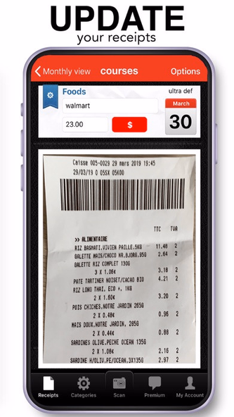 Scanner Receipt App ScanTicket Screenshot 4 - AppWisp.com Scanner Receipt App ScanTicket Screenshot 4 - AppWisp.com