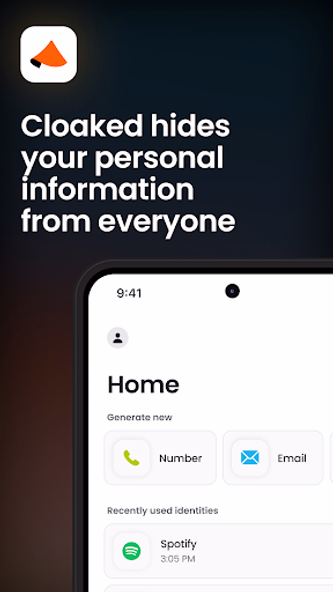 Cloaked: Protect your privacy Screenshot 1 - AppWisp.com Cloaked: Protect your privacy Screenshot 1 - AppWisp.com