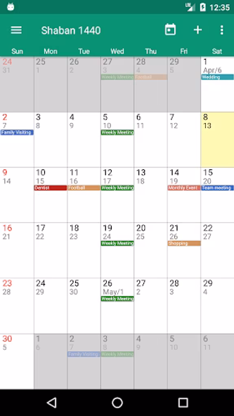 Hijri Calendar & Prayer Times Screenshot 1 - AppWisp.com Hijri Calendar & Prayer Times Screenshot 1 - AppWisp.com