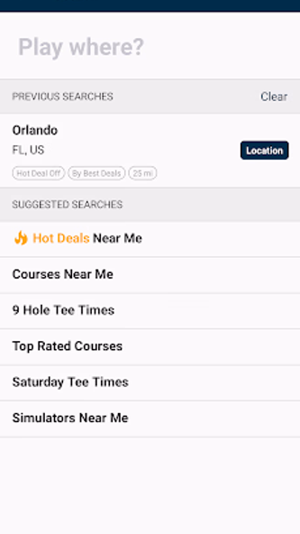 GolfNow: Golf Tee Times Screenshot 3 - AppWisp.com GolfNow: Golf Tee Times Screenshot 3 - AppWisp.com