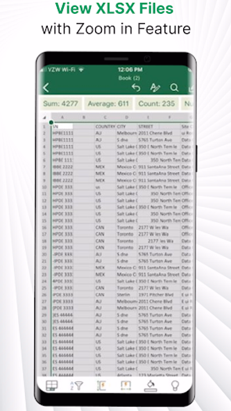 Xlsx File Reader & Xls Viewer Screenshot 1 - AppWisp.com Xlsx File Reader & Xls Viewer Screenshot 1 - AppWisp.com