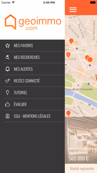 Immobilier Geoimmo Screenshot 3 - AppWisp.com Immobilier Geoimmo Screenshot 3 - AppWisp.com
