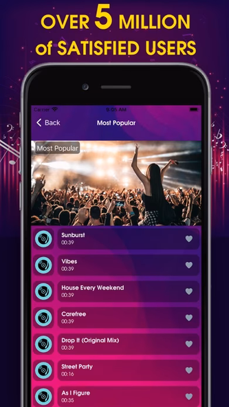 Ringtones for iPhone: Music Screenshot 2 - AppWisp.com