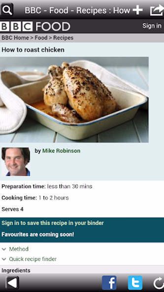 Recipe Search for Android Screenshot 3 - AppWisp.com Recipe Search for Android Screenshot 3 - AppWisp.com