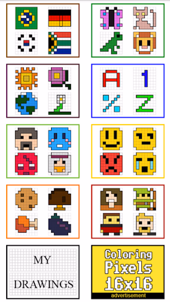 Coloring Pixels 8x8 Screenshot 3 - AppWisp.com Coloring Pixels 8x8 Screenshot 3 - AppWisp.com