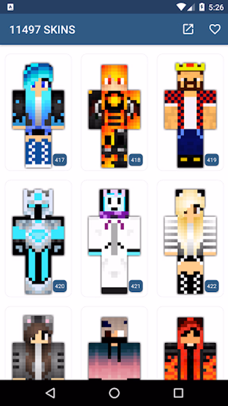 Skins for Minecraft Screenshot 1 - AppWisp.com Skins for Minecraft Screenshot 1 - AppWisp.com
