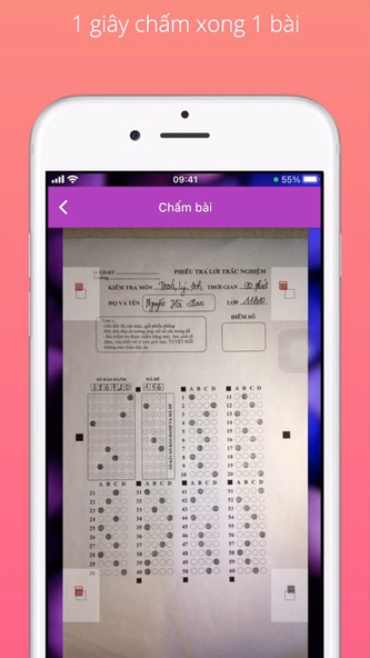 Cham Trac Nghiem Screenshot 2 - AppWisp.com Cham Trac Nghiem Screenshot 2 - AppWisp.com