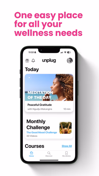 Unplug: Meditation Screenshot 1 - AppWisp.com Unplug: Meditation Screenshot 1 - AppWisp.com