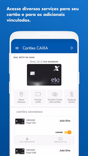 Cartões CAIXA Screenshot 4 - AppWisp.com Cartões CAIXA Screenshot 4 - AppWisp.com