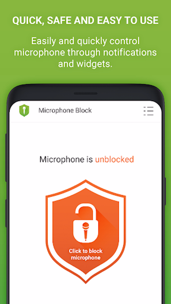 Microphone Block: Mic Anti Spy Screenshot 3 - AppWisp.com Microphone Block: Mic Anti Spy Screenshot 3 - AppWisp.com