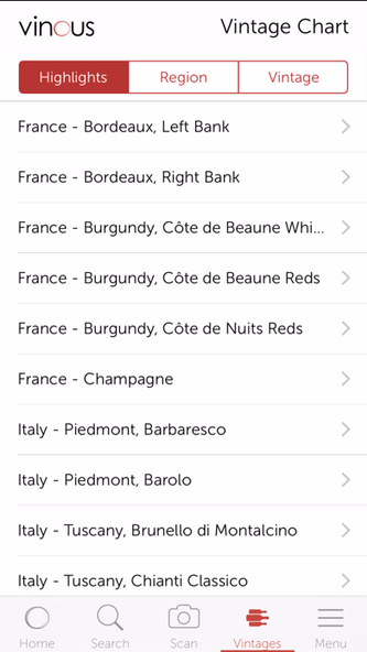 Vinous: Wine Reviews & Ratings Screenshot 4 - AppWisp.com Vinous: Wine Reviews & Ratings Screenshot 4 - AppWisp.com