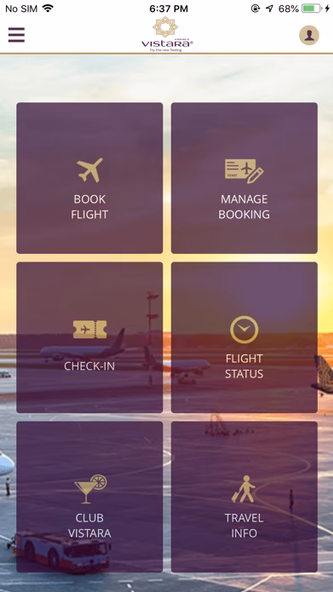 Vistara - India's Best Airline Screenshot 1 - AppWisp.com Vistara - India's Best Airline Screenshot 1 - AppWisp.com