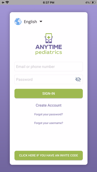 Anytime Pediatrics Screenshot 1 - AppWisp.com Anytime Pediatrics Screenshot 1 - AppWisp.com