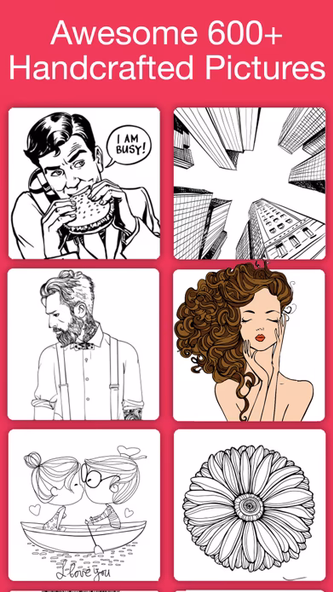 Adult Color-ing Book & Games Screenshot 3 - AppWisp.com Adult Color-ing Book & Games Screenshot 3 - AppWisp.com