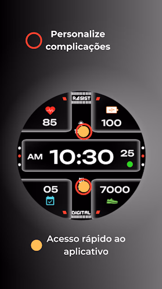 Block Time 22 Watch Face Screenshot 1 - AppWisp.com Block Time 22 Watch Face Screenshot 1 - AppWisp.com