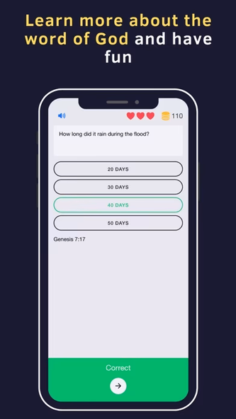 Bible Trivia Game: Questions Screenshot 1 - AppWisp.com Bible Trivia Game: Questions Screenshot 1 - AppWisp.com