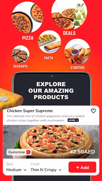 Pizza Hut UAE - Order Food Now Screenshot 3 - AppWisp.com Pizza Hut UAE - Order Food Now Screenshot 3 - AppWisp.com