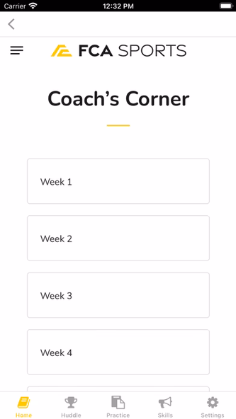 FCA Sports Coach Screenshot 3 - AppWisp.com FCA Sports Coach Screenshot 3 - AppWisp.com