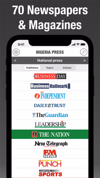 Nigeria Press Screenshot 2 - AppWisp.com Nigeria Press Screenshot 2 - AppWisp.com