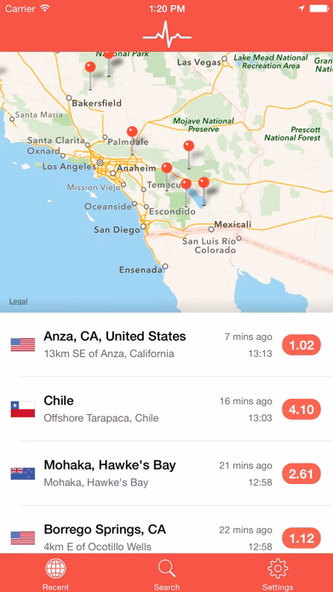 My Earthquake Alerts Pro Screenshot 3 - AppWisp.com My Earthquake Alerts Pro Screenshot 3 - AppWisp.com