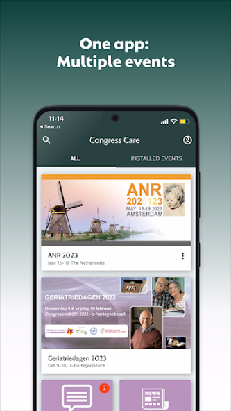 Congress Care - Meeting App Screenshot 1 - AppWisp.com Congress Care - Meeting App Screenshot 1 - AppWisp.com
