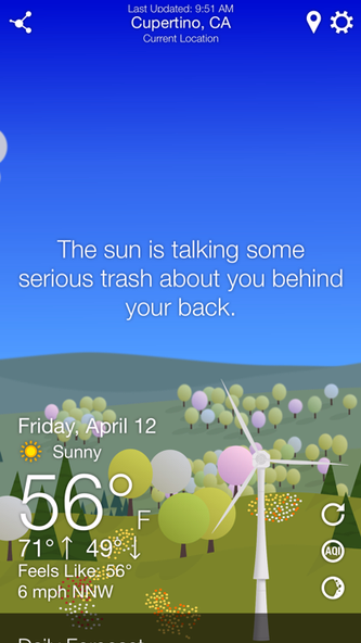 What The Forecast?!! Screenshot 1 - AppWisp.com What The Forecast?!! Screenshot 1 - AppWisp.com