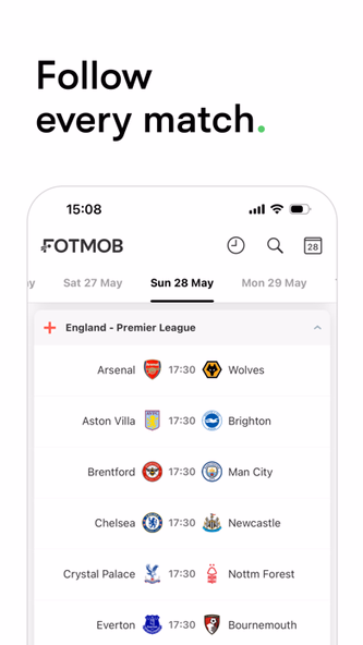 FotMob - Soccer Live Scores Screenshot 1 - AppWisp.com FotMob - Soccer Live Scores Screenshot 1 - AppWisp.com