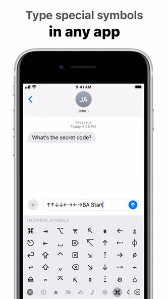 UniChar — Unicode Keyboard Screenshot 1 - AppWisp.com UniChar — Unicode Keyboard Screenshot 1 - AppWisp.com