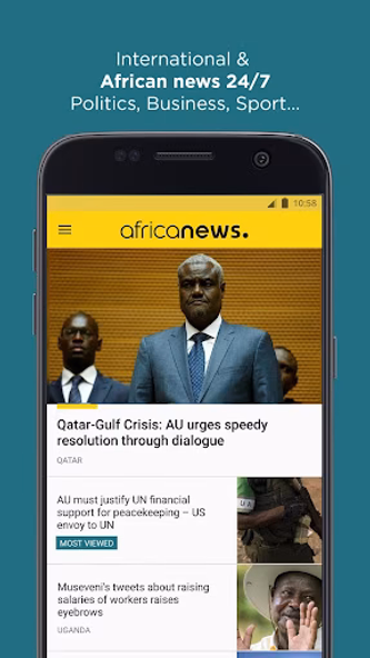Africanews - Daily & Breaking Screenshot 1 - AppWisp.com Africanews - Daily & Breaking Screenshot 1 - AppWisp.com