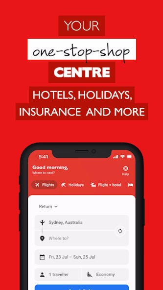 Flight Centre: Book your way Screenshot 1 - AppWisp.com Flight Centre: Book your way Screenshot 1 - AppWisp.com