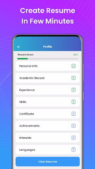 Resume Builder & CV Maker-PDF Screenshot 2 - AppWisp.com Resume Builder & CV Maker-PDF Screenshot 2 - AppWisp.com