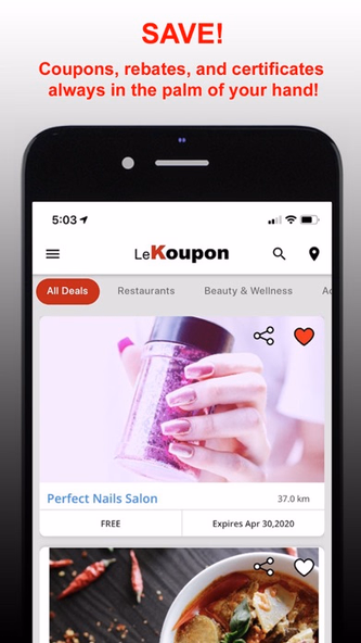 LeKoupon Screenshot 2 - AppWisp.com LeKoupon Screenshot 2 - AppWisp.com