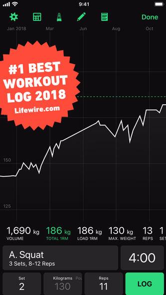 HeavySet - Gym Workout Log Screenshot 1 - AppWisp.com HeavySet - Gym Workout Log Screenshot 1 - AppWisp.com
