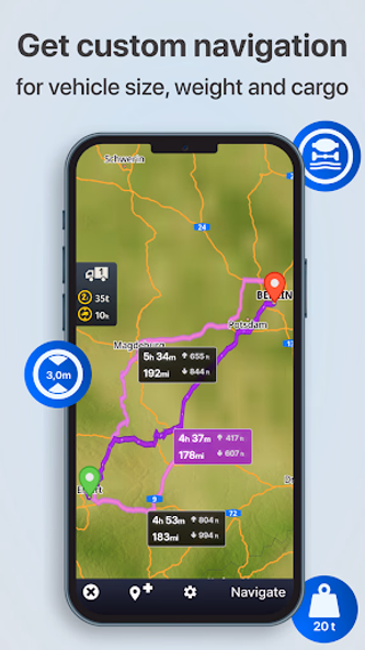 Sygic GPS Truck & Caravan Screenshot 2 - AppWisp.com Sygic GPS Truck & Caravan Screenshot 2 - AppWisp.com