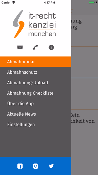 Abmahnradar Screenshot 2 - AppWisp.com Abmahnradar Screenshot 2 - AppWisp.com