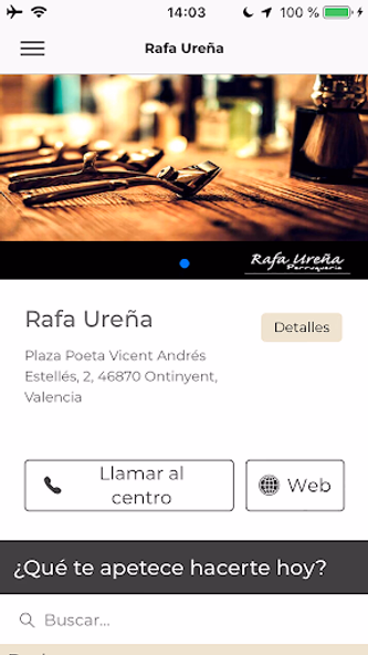 Rafa Ureña Perruqueria Screenshot 1 - AppWisp.com Rafa Ureña Perruqueria Screenshot 1 - AppWisp.com