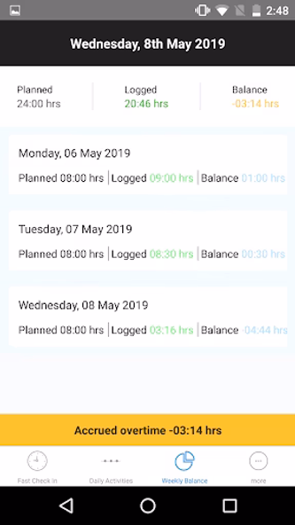 Staff Times - My Time Screenshot 4 - AppWisp.com Staff Times - My Time Screenshot 4 - AppWisp.com