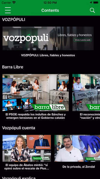 VOZPÓPULI TV Screenshot 2 - AppWisp.com VOZPÓPULI TV Screenshot 2 - AppWisp.com