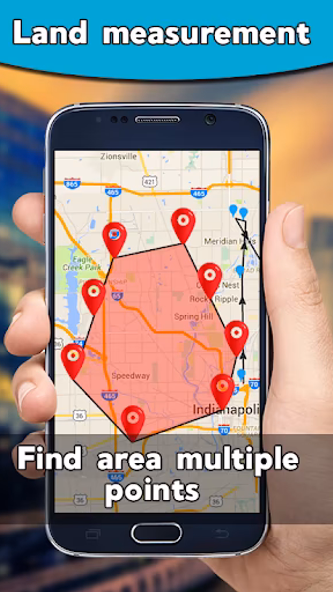 GPS Land Area Measurement App Screenshot 2 - AppWisp.com GPS Land Area Measurement App Screenshot 2 - AppWisp.com